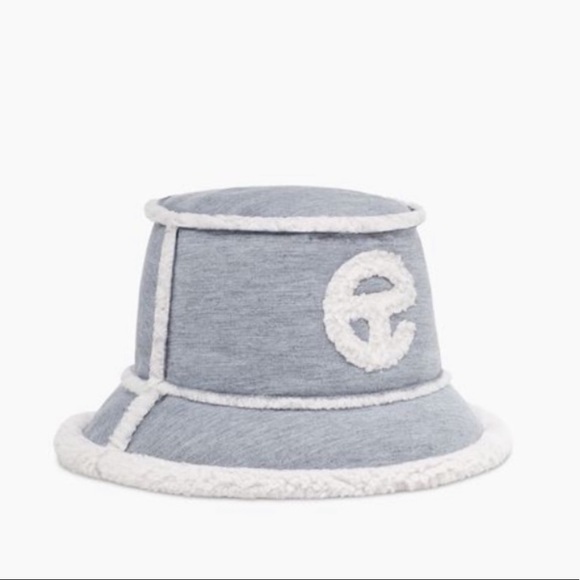 🆕Ugg X Telfar Grey Fleece Bucket Hat - Picture 5 of 7
